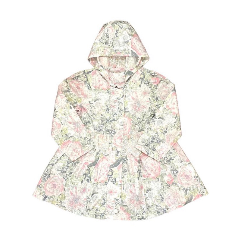 Jas hujan anak perempuan | jas hujan motif bunga | Preloved