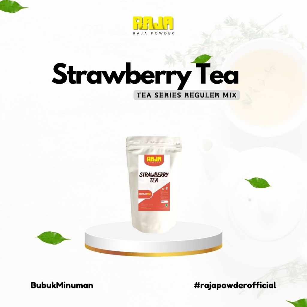 

Bubuk Teh Strawberry Bubuk Minuman Strawberry Tea Powder 250 gram