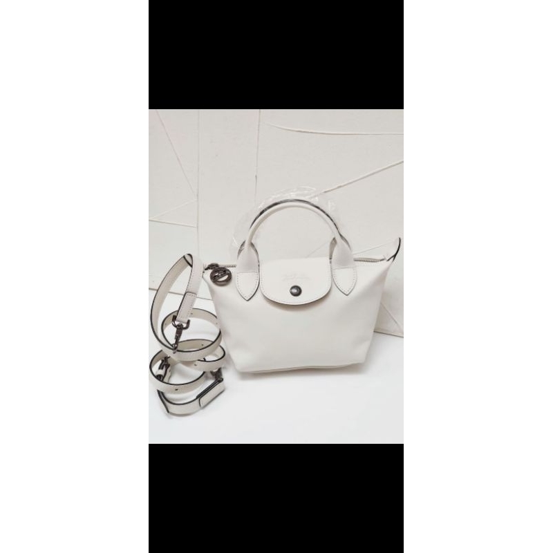 tas selempang wanita lc cuir xs white