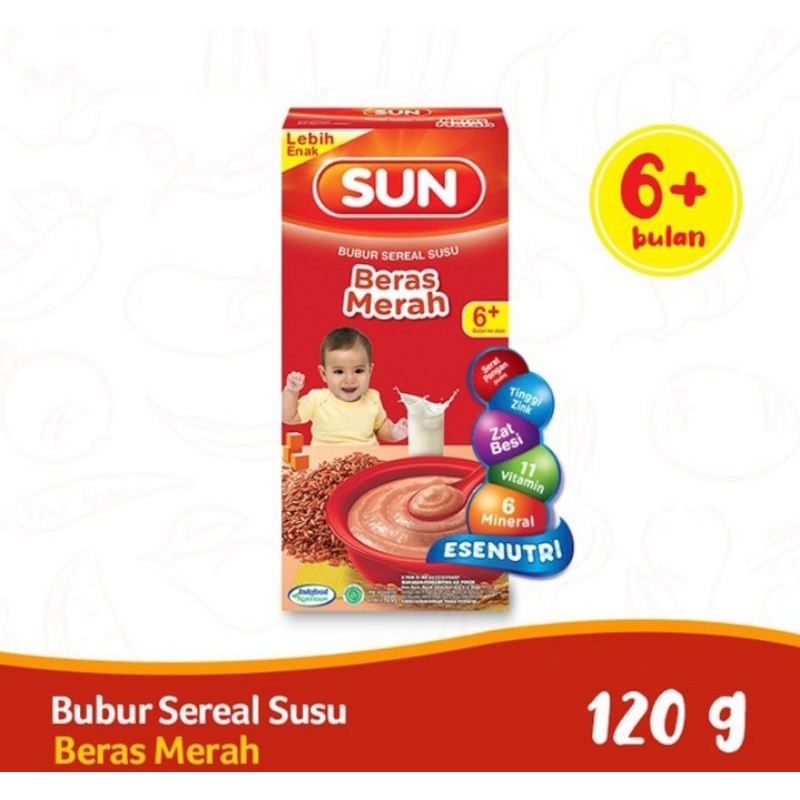 SUN Bubur Bayi Beras Merah 120 g