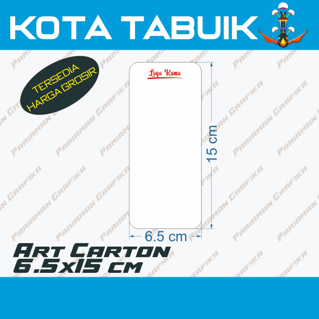 

alas kemasan 6.5x15 cm