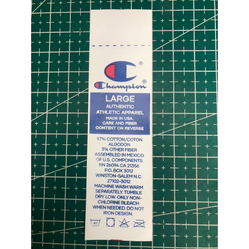 

CHAMPION WASH TAG SUPER PREMIUM CO 1X DIKIRIM 600PCS