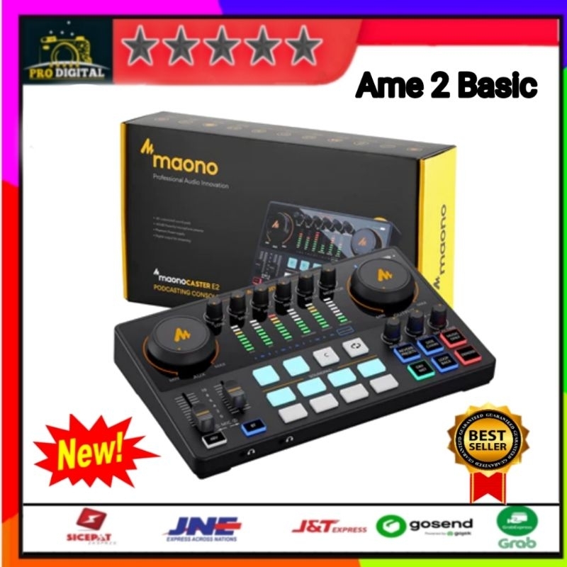 Maono E2 Maonocaster AME2 AM-E2 Soundcard Streaming Podcast Basic