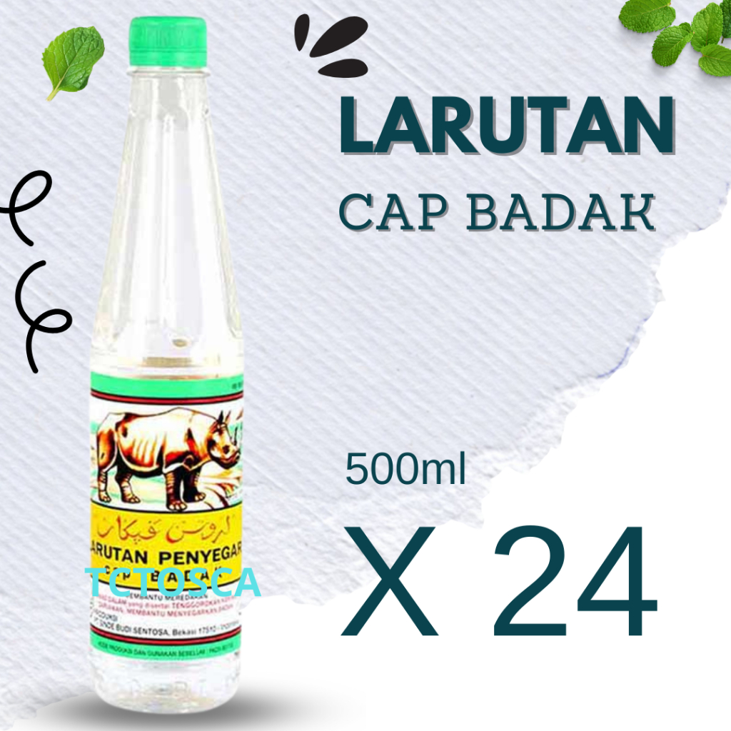 

Larutan Penyegar Cap Badak 500 ml / 24 botol