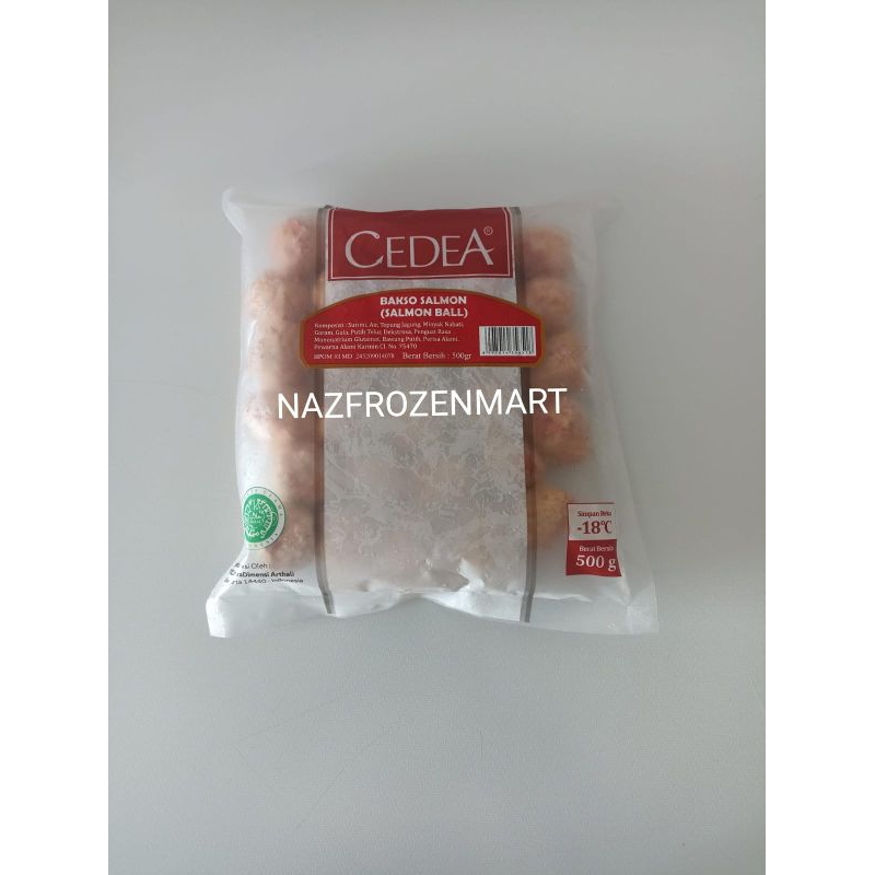 

CEDEA SALMON BALL/BAKSO SALMON 500GR