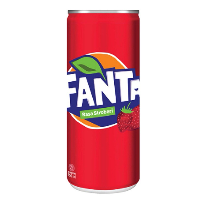 

FANTA Strawberry Kaleng botol 250ml