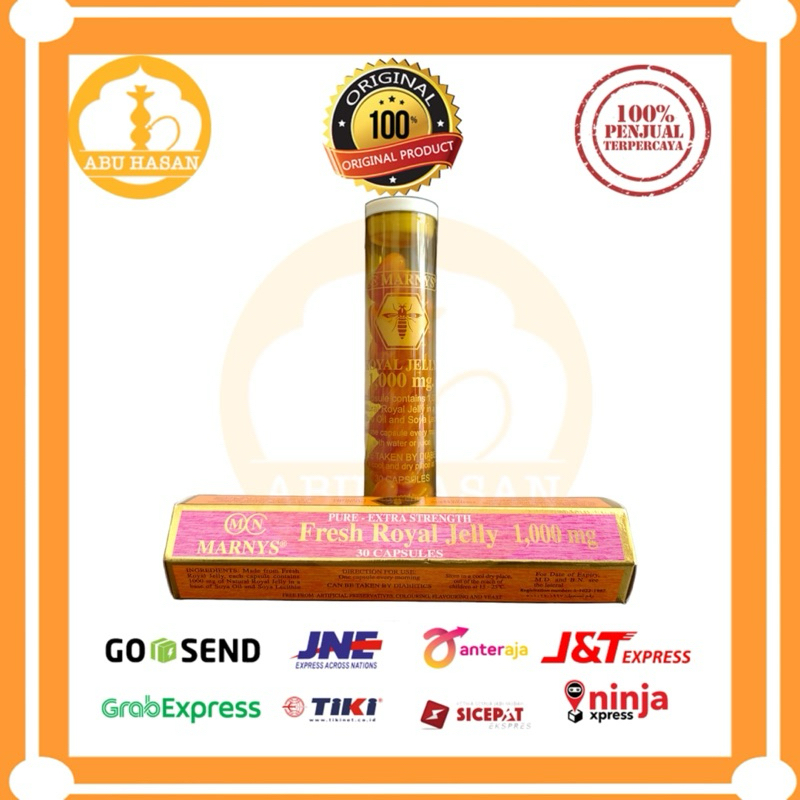 Fresh Royal Jelly Marnys 1000 MG Original Saudi Isi 30 Kapsul