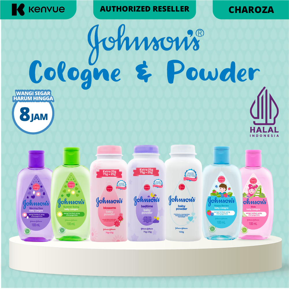☘️ CHAROZA ☘️ JOHNSONS / JOHNSON Blossoms / Milk + Rice / Bedtime / Reguler / Active Fresh / Cornsta