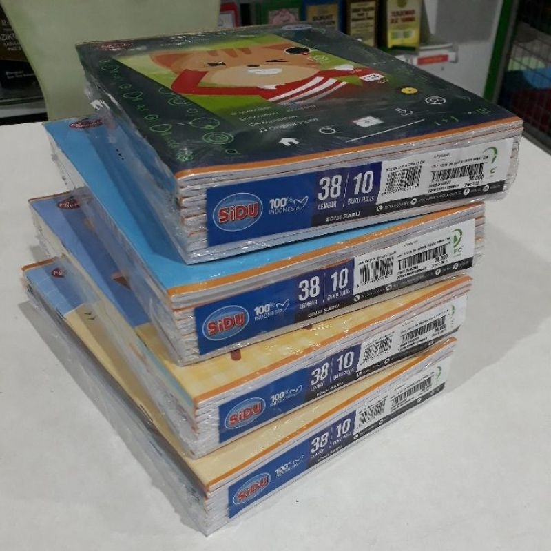 

BUKU TULIS 38 LEMBAR 10 BUKU : SIDU