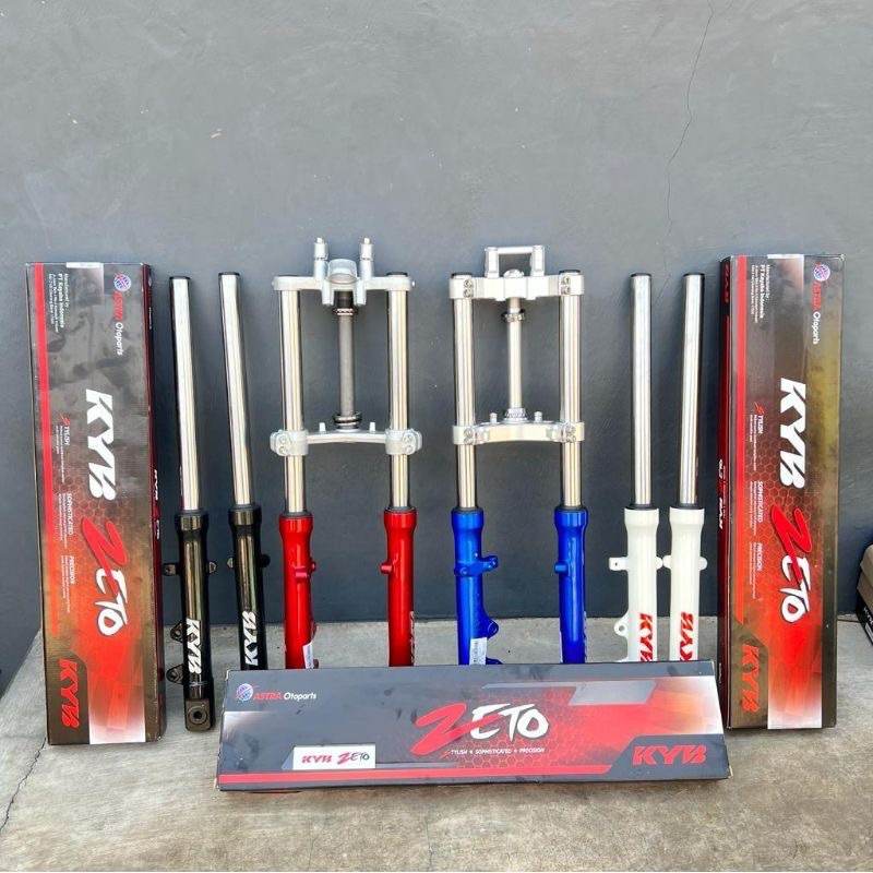 SKOK DEPAN KYB ZETO ORIGINAL AS 33 SET SEGITIGA NINJA IMPORT PNP HONDA/RX KING