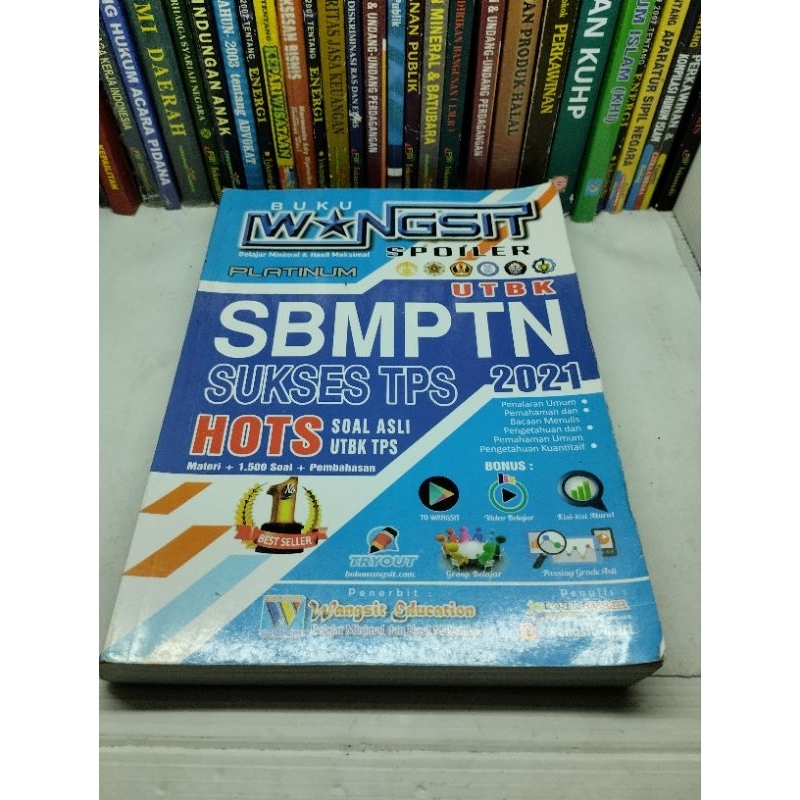 SOAL ASLI UTBK SUKSES TPS SBMPTN 2021 - BUKU WANGSIT SPOILER PLATINUM