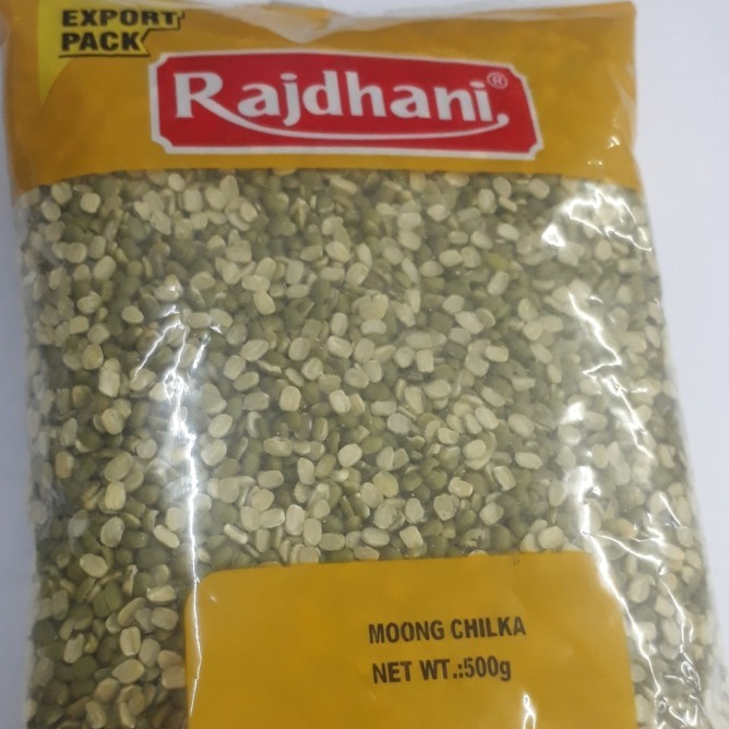 

MOONG CHILKA RAJDHANI 500G / Green Gram Split / Kacang Hijau pecah