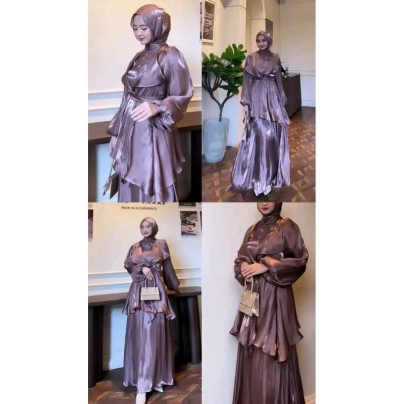 baju gamis slimer mewah