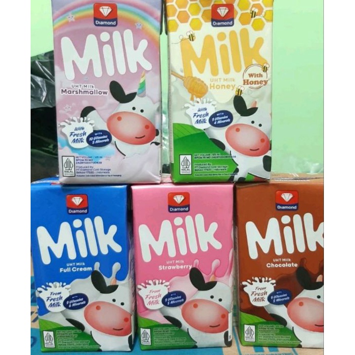 

C6369 SUSU UHT 125 ML DIAMOND 1 DUS ISI 4