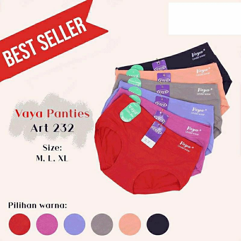 Celana dalam wanita merk VAYA CD soft lembut adem sorex