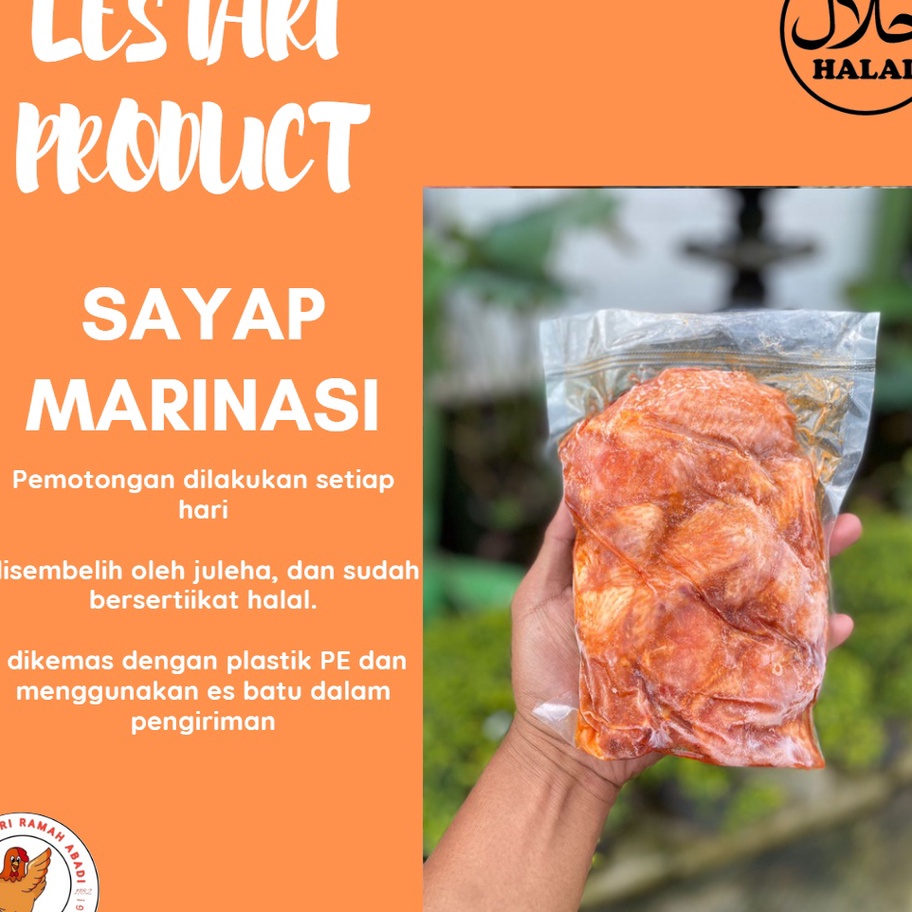 

Free Ongkir Chicken Wings Sayap Ayam Marinasi Gurih Asin 5 Gram Paha Bumbu Asin Ayam Bumbu Asin Paha dada ayam bumbu asin