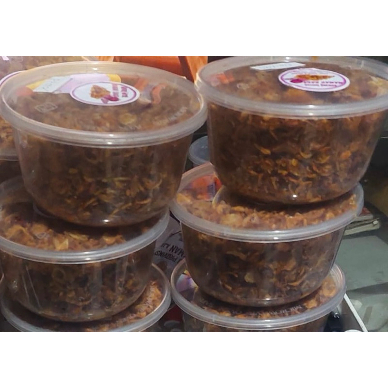 

Bawang Goreng 100% murni (25.000 - 35.000)