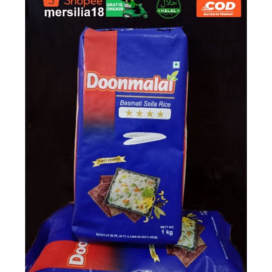 

Stok terbaru Beras Basmati Doonmalaijazbbamoafaq asli India 1kg