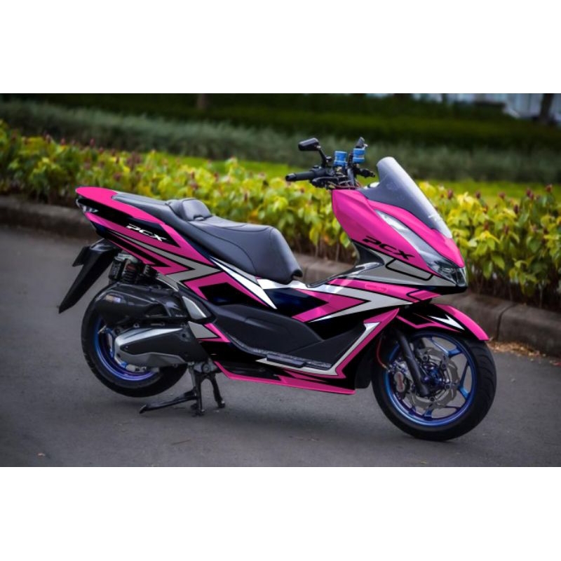 decal stiker variasi Honda PCX 160/150 full body striping variasi decal custom Honda pcx