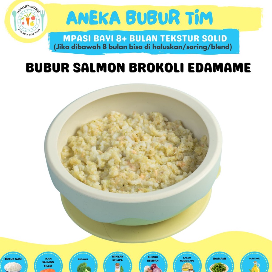 

Terbaru BUBUR SALMON BROKOLI EDAMAME CATERING MAKANAN BAYI MPASI FROZEN BEKUPENAMBAH BERAT BADAN ANAK