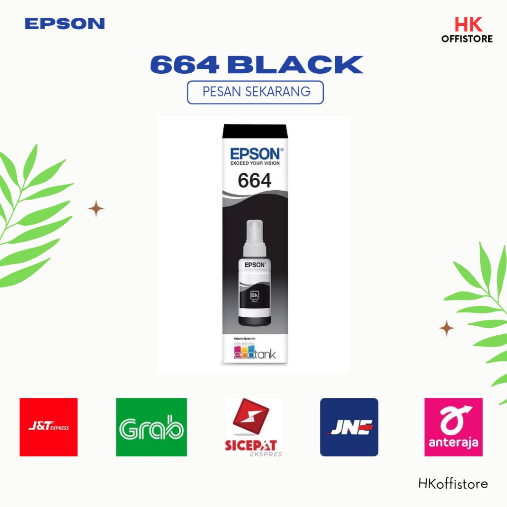 Tinta EPSON 664 Black Original