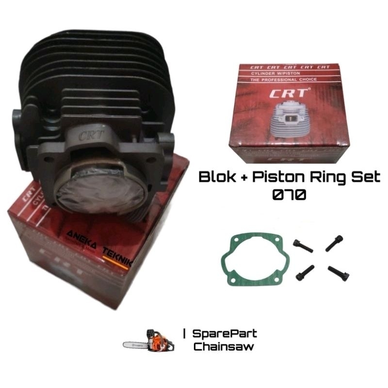 Cylinder/Blok Chainsaw 070 Ms-720 CRT Fullset Original