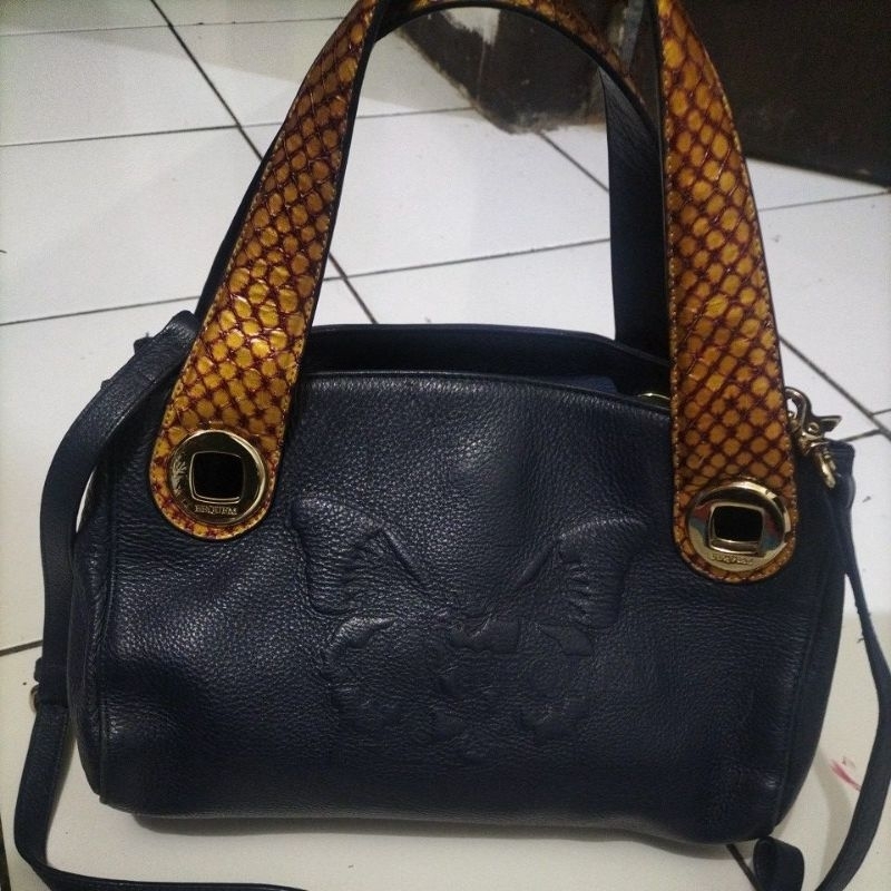 tas kulit sapi tebal brand BEQUEM prelove