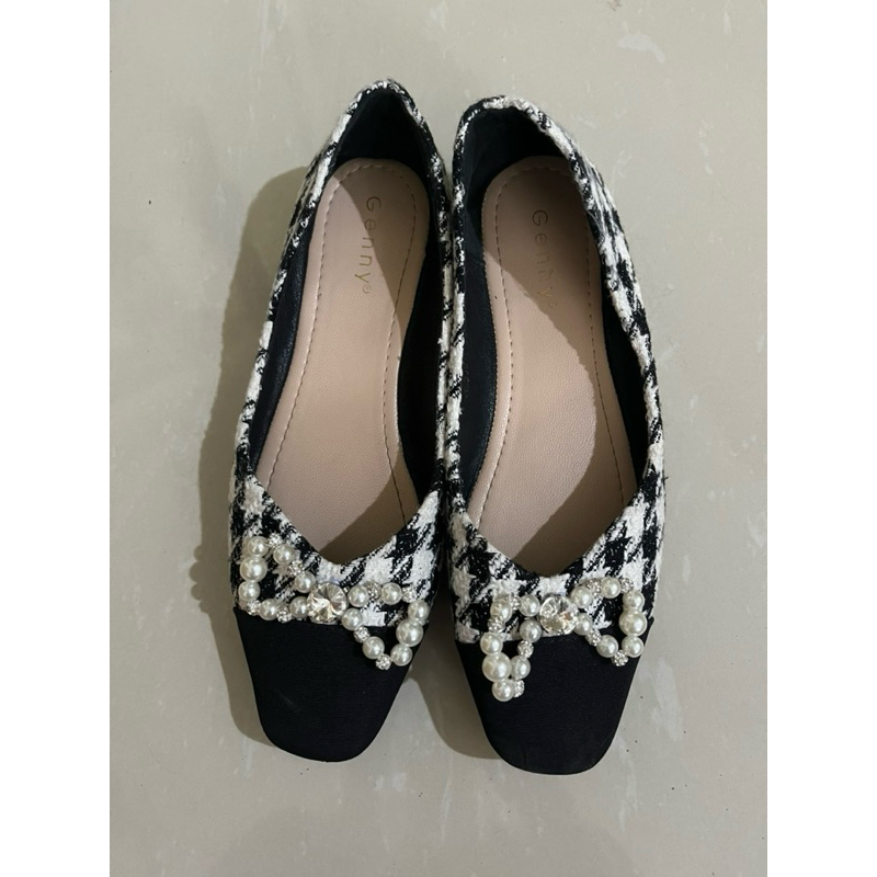Genny Tweed Flatshoes (pl)