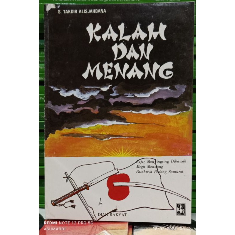 Roman KALAH DAN MENANG Sutan Takdir Alisjahbana