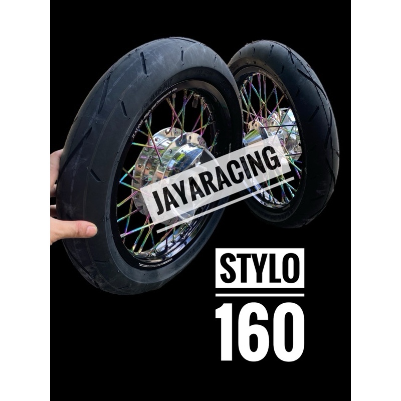 VELG SCARLET MODEL TK JAPAN BAN DONAT TUBLES HONDA STYLO RING 14