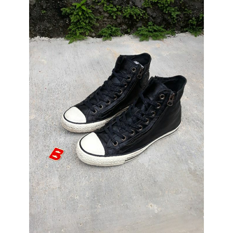 converse double zip Leather