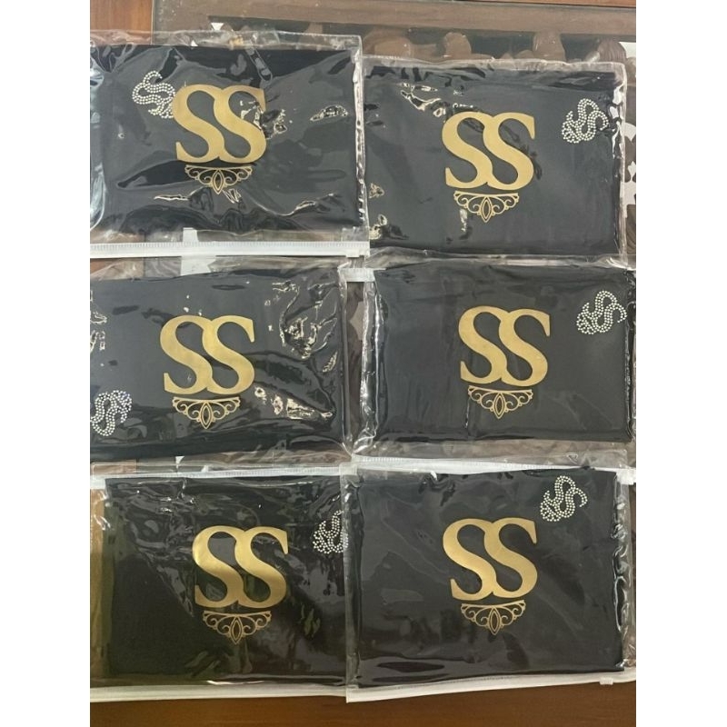 shellasaukia Hijab segi empat khusus hitam ORI 100%