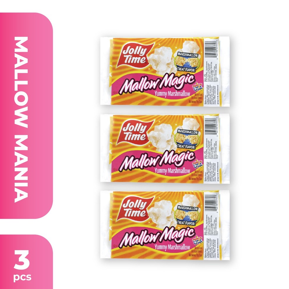 

READY STOK Jolly Time Paket Mallow Mania 3MM Microwave Popcorn