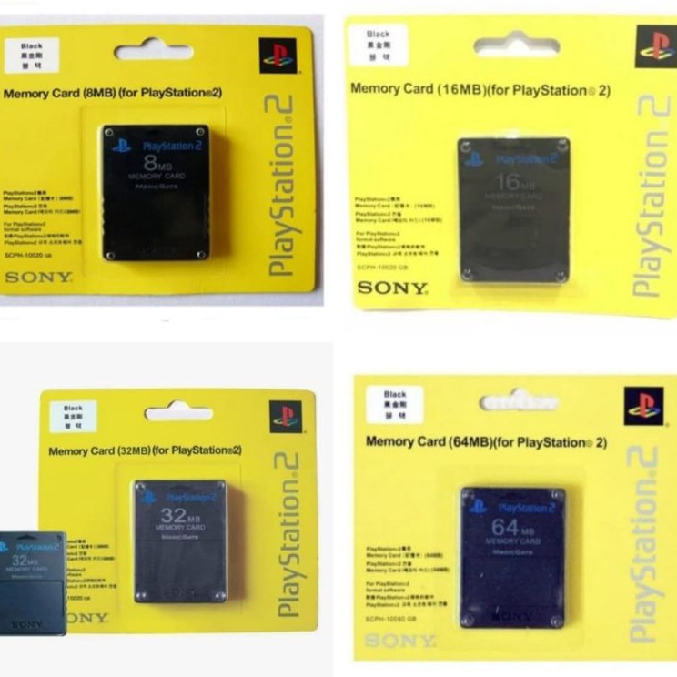 AnR MC PS2MEMORY CARD PS2 8MB16MB32MB64MB  Terbaru