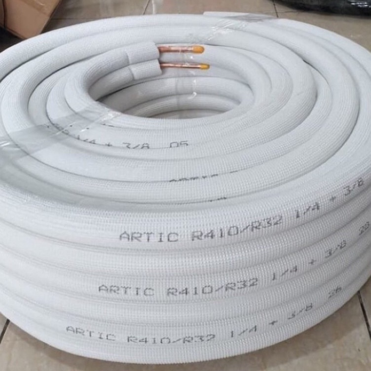 ZmV Pipa AC selang ac 12pk 34pk 1pk ARTIC R41R32 ukuran 14x38 harga meteran
