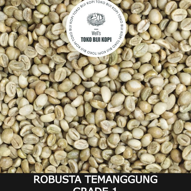 

C6369 GREEN BEAN KOPI MENTAH ROBUSTA TEMANGGUNG GRADE 1 1 KG
