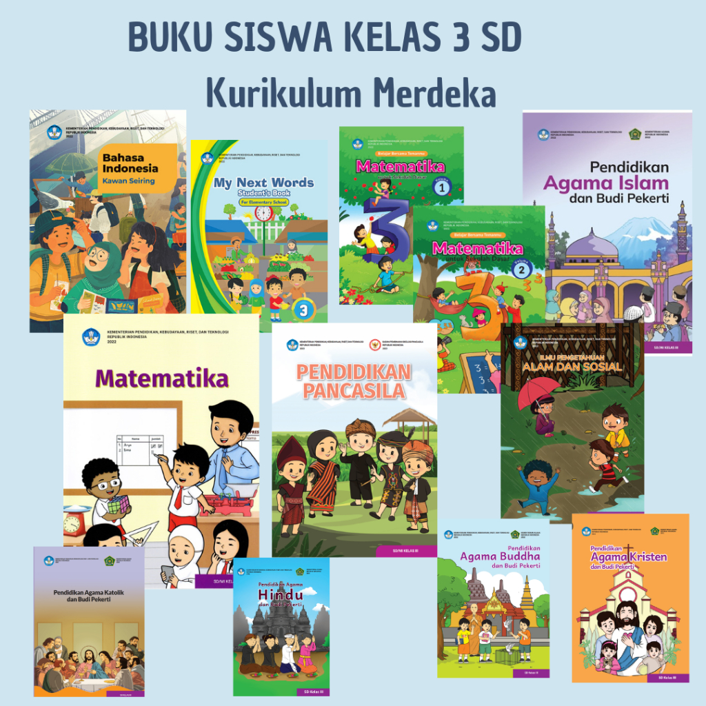 Buku Kelas 3 SD Kurikulum Merdeka