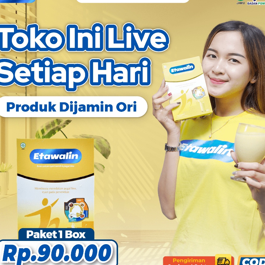 

Terbaru Etawalin Susu Kambing Etawa Solusi Asam Urat dan Nyeri Sendi Official 1 Box