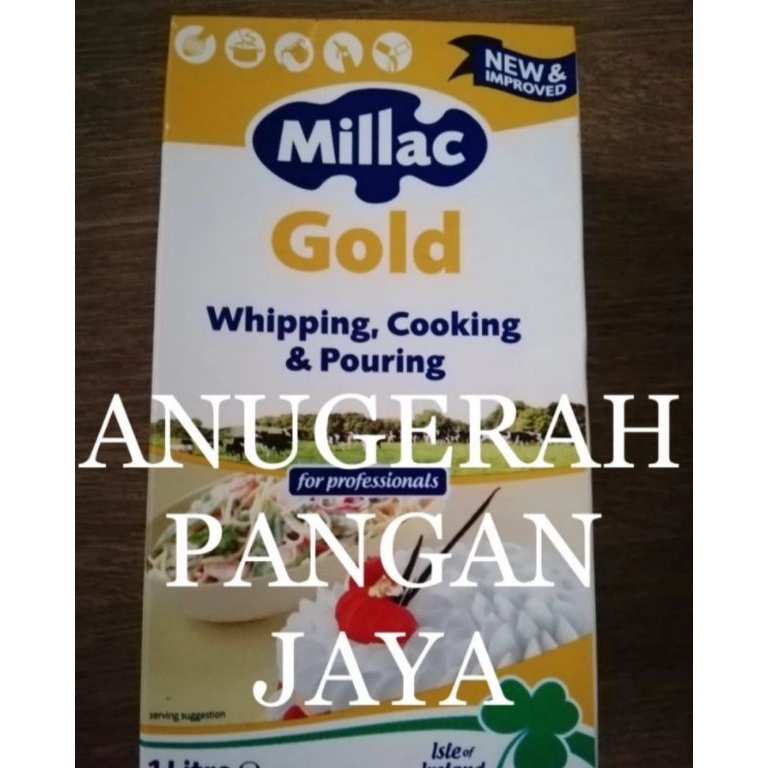 

GROSIR MURAH MILLAC GOLD whip whipping cream 1kg