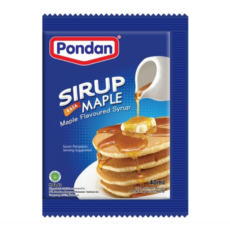 

Pondan Maple Syrup 12 x 40 ml