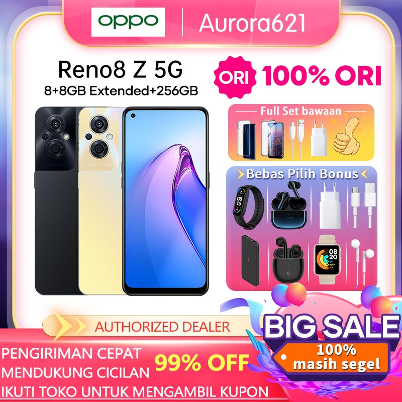 OPPO Reno8 Z 5G NFC Reno7 Z 5G RAM 8GB ROM 256GB 100% Original Garansi Resmi Gratis Ongkir
