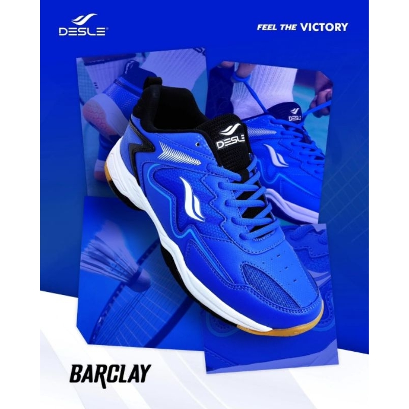 sepatu badminton dewasa DESLE barclay
