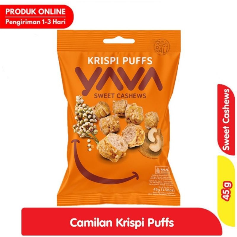 

YAVA Krispi Puffs Sweet Cashew 45 g