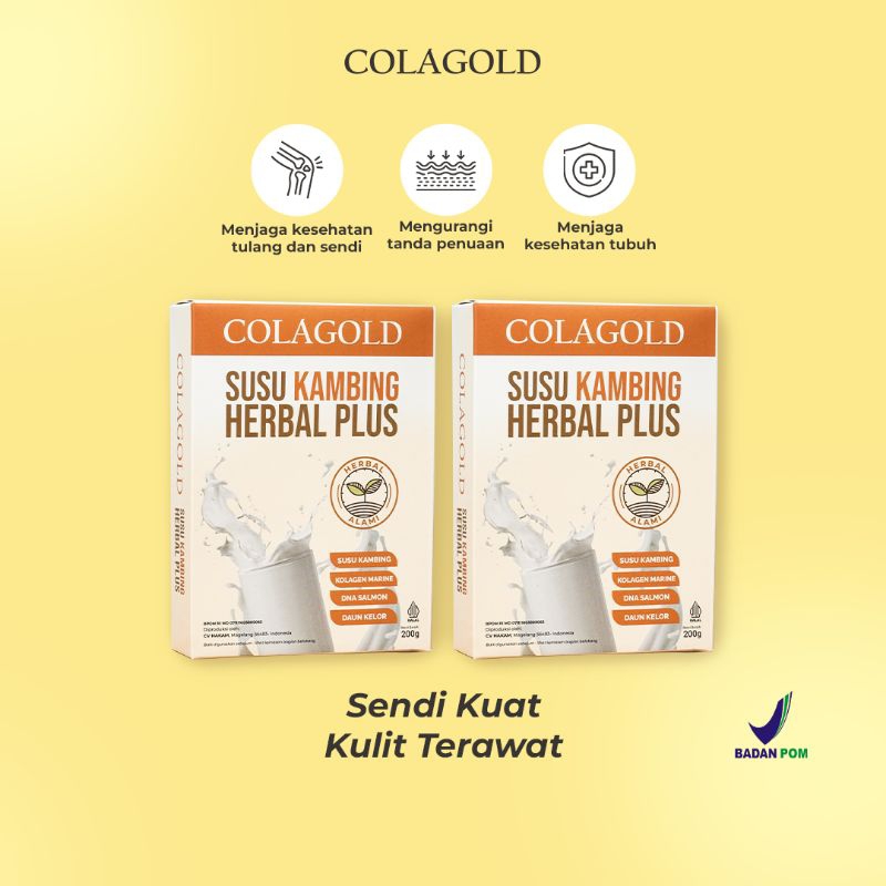 

Colagold - Bundling Susu Collagen 2 Pcs | Kuatkan Tulang Sendi