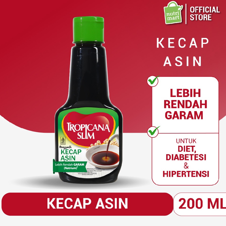 

Swip up Tropicana Slim Kecap Asin 2ml Bantu Dukung Hidup Sehat