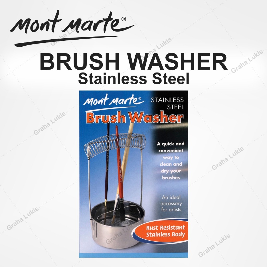 

Mont Marte Brush Washer - Stainless Steel