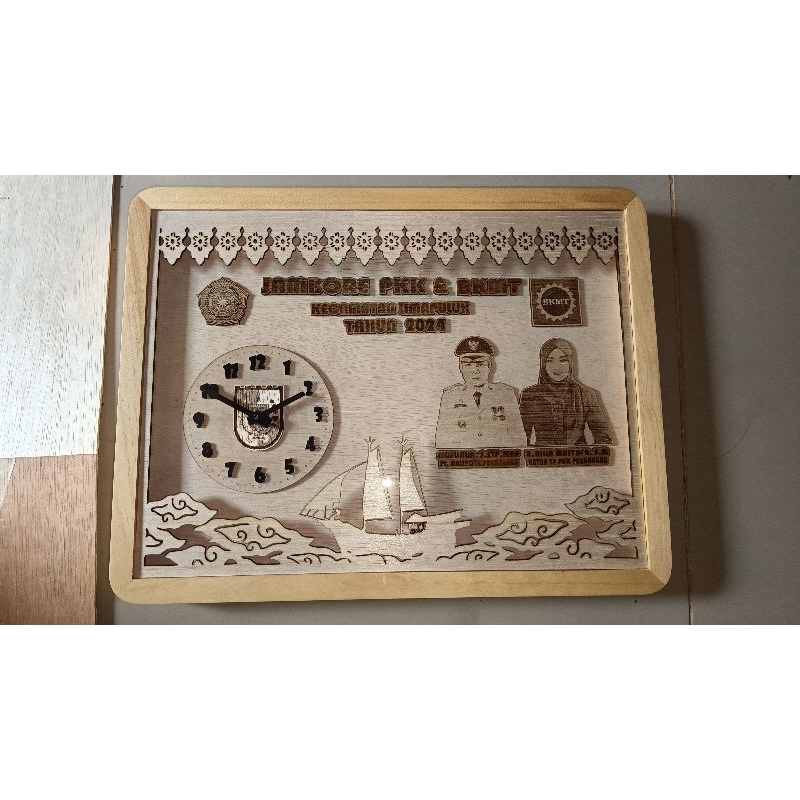 Cinderamata kenang - kenangan lasercut custom