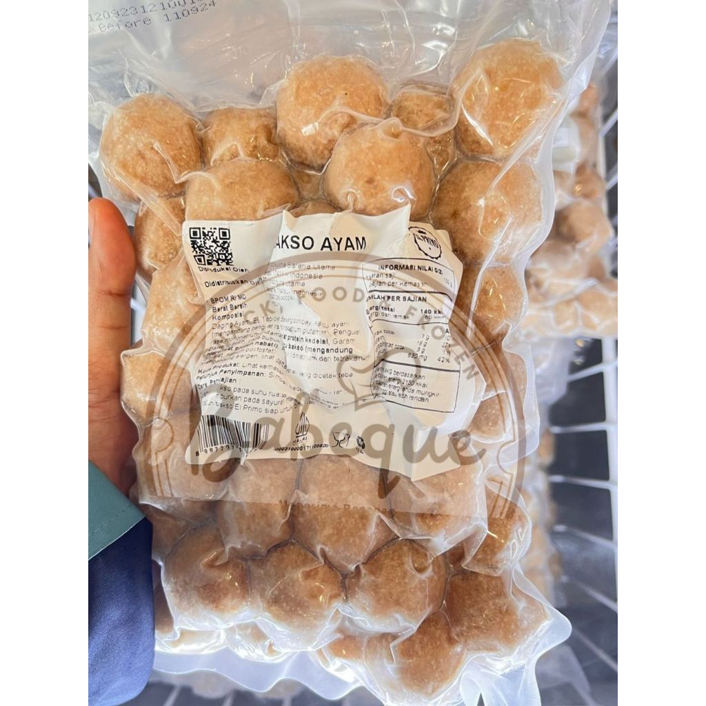 

Bakso Ayam El Primo 750 gr - Elprimo Chicken Meatball