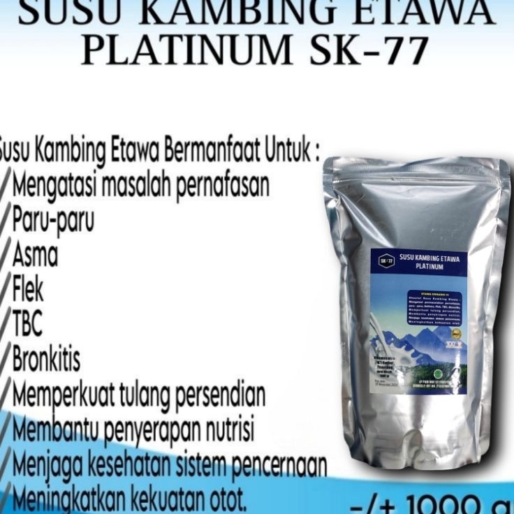 

55 COD SUSU KAMBING ETAWA PLATINUM SK77 ORIGINAL 1gr 1kg