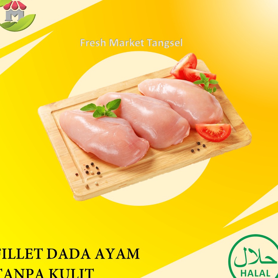 

Terlaris Boneless dada ayam fillet 1kg